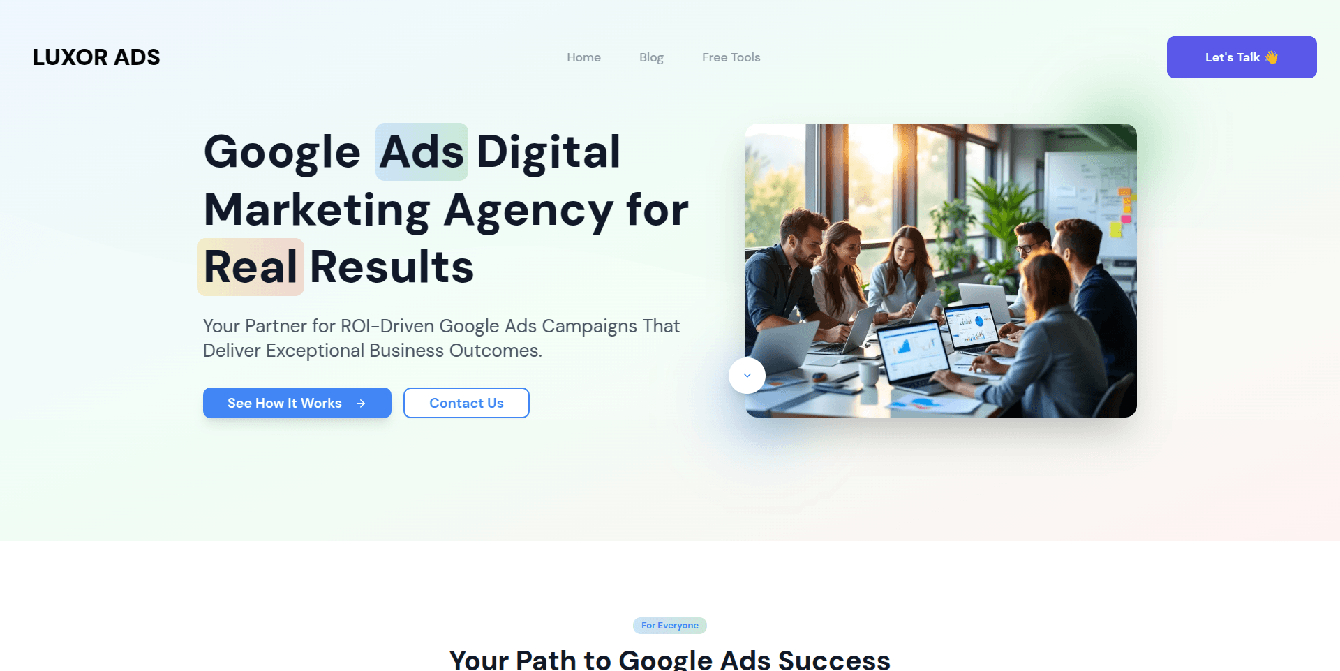 Luxor Ads Marketing Agency screenshot 1